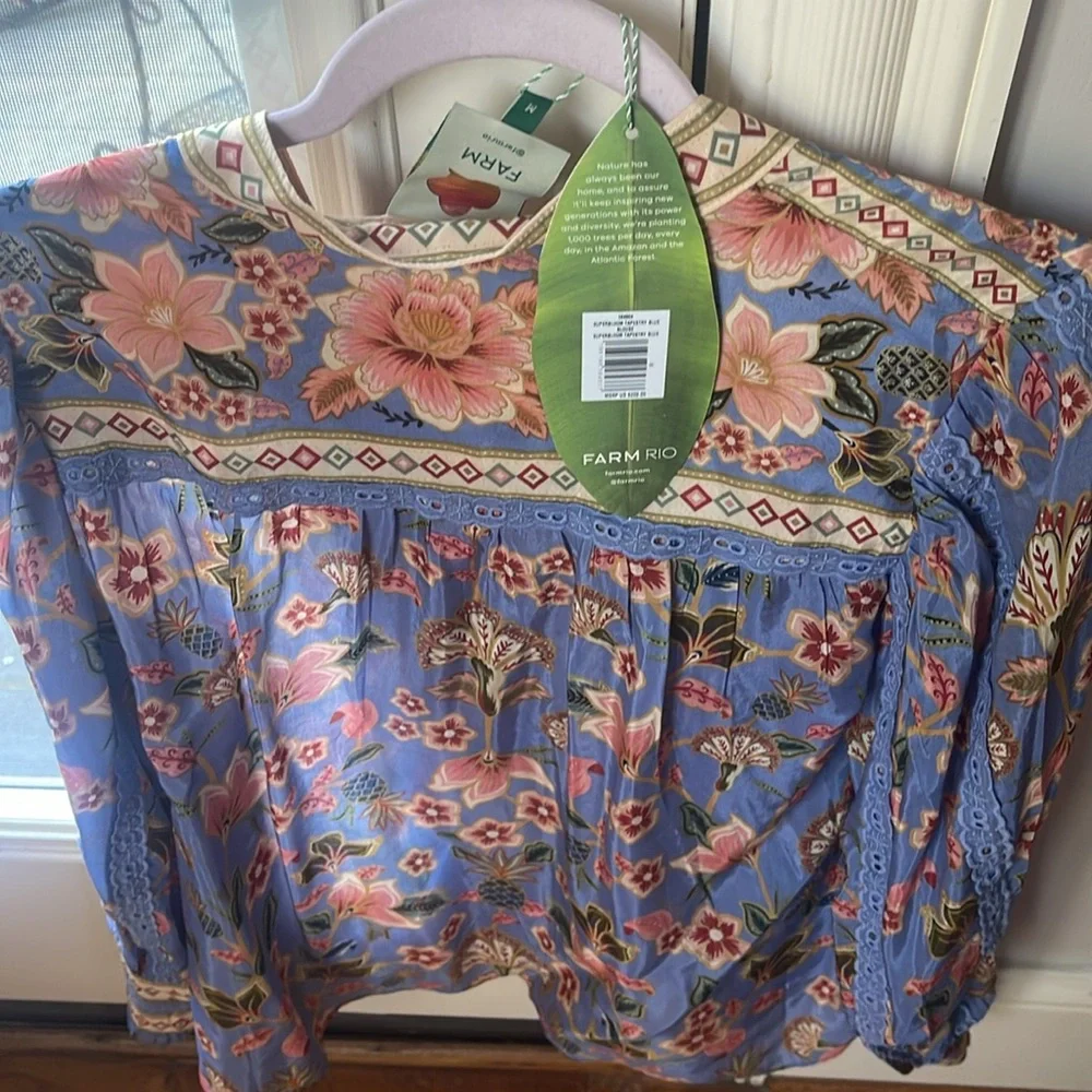 NWT Farm Rio top - Picture 8 of 9